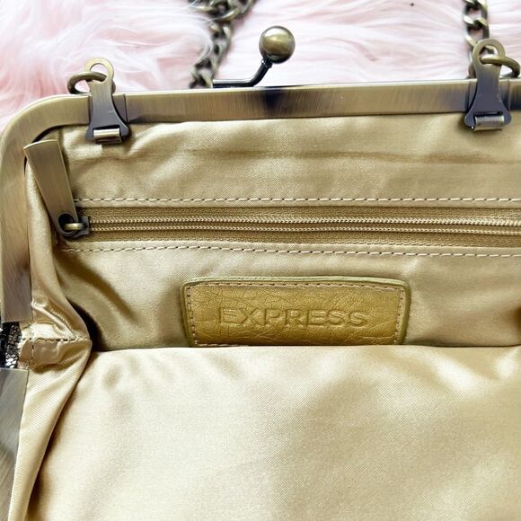 Express golden clutch purse  - Picture 4 of 4